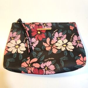 Steve Madden Black Floral Pouch